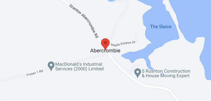 map of Granton Abercrombie Road